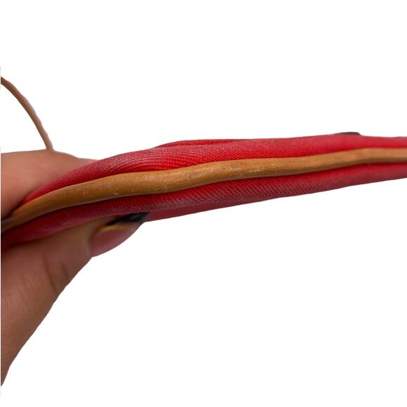 Vintage COACH y2k Red 2 Toned Wristlet - Picture 3 of 14